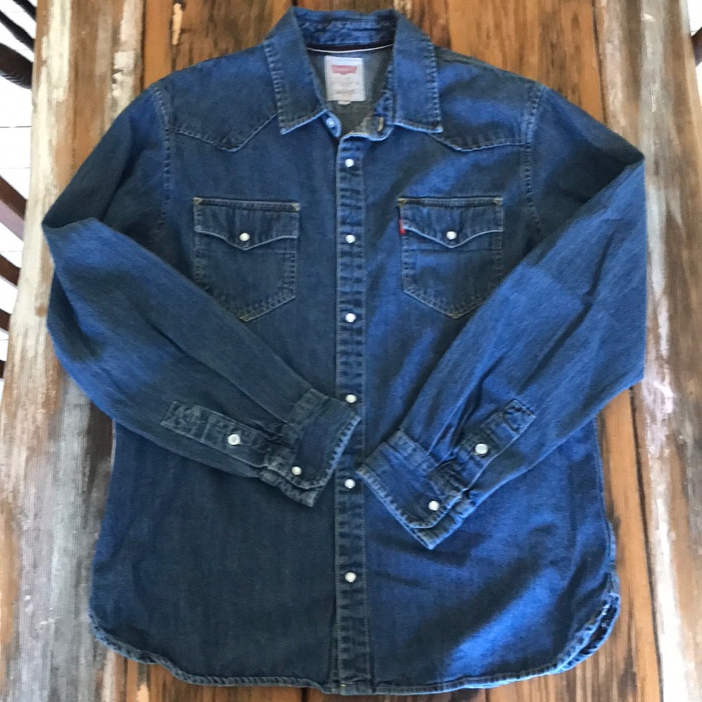 Levis Denim Snap Down Shirt